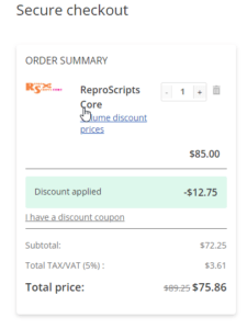 Save 15off on ReproScripts promo codes